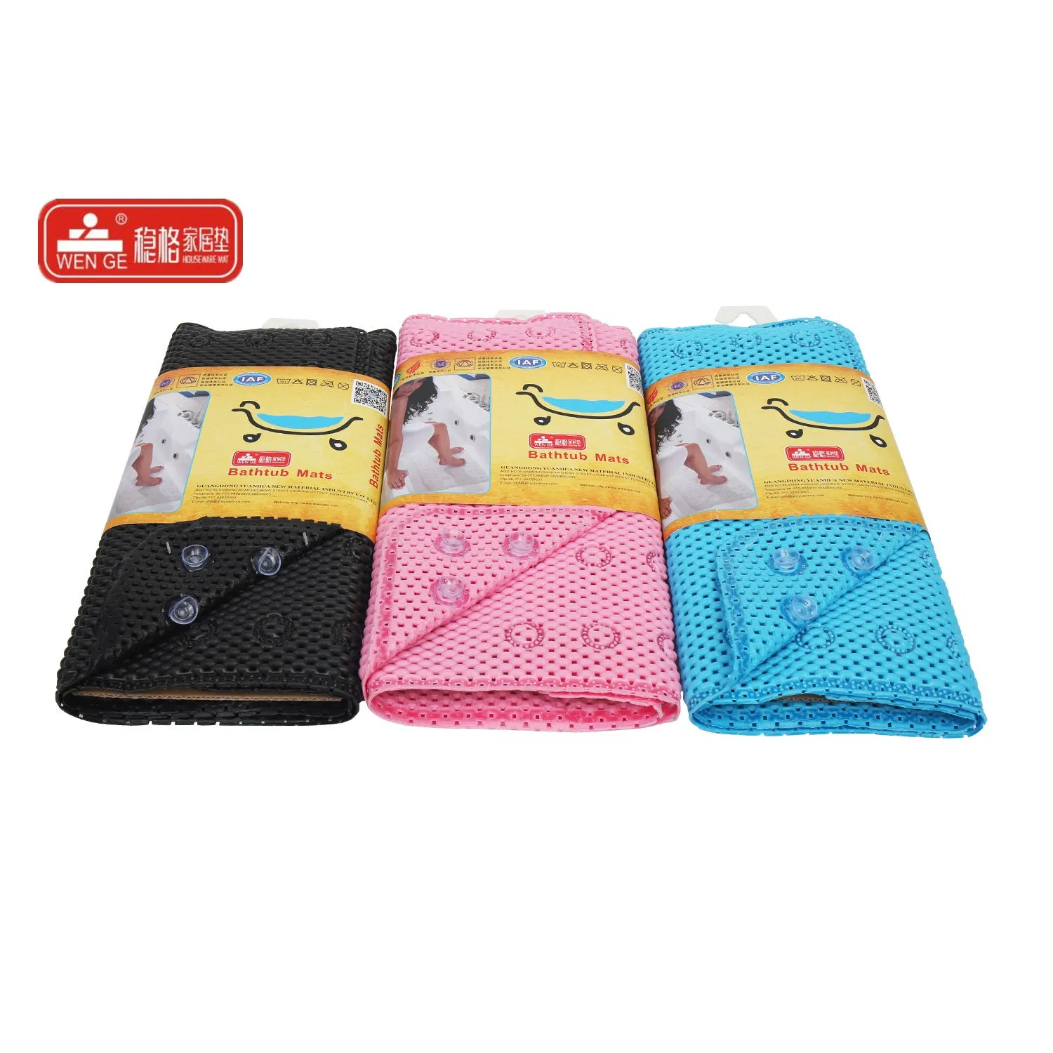 High Quality PVC Foam Bath Mat/PVC Cushioned Bathtub Mat/Tub Mat