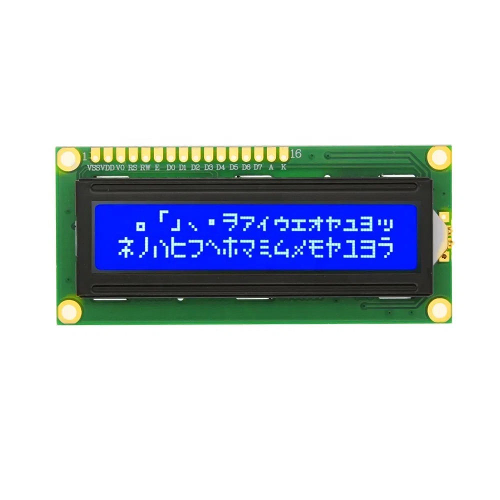 Монохромный LCD дисплей STN 16X02, 0.96 дюйма