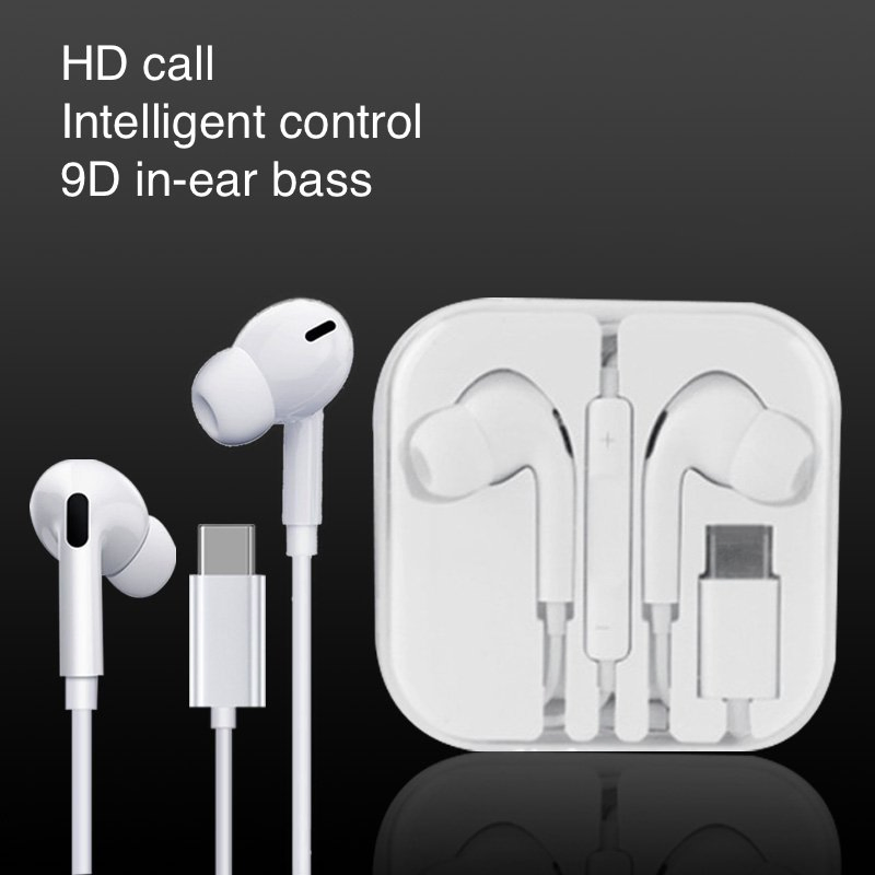 Lightning Earphones Wired Headset Stereo for Phone Earpods with Mic Earbuds Pg3