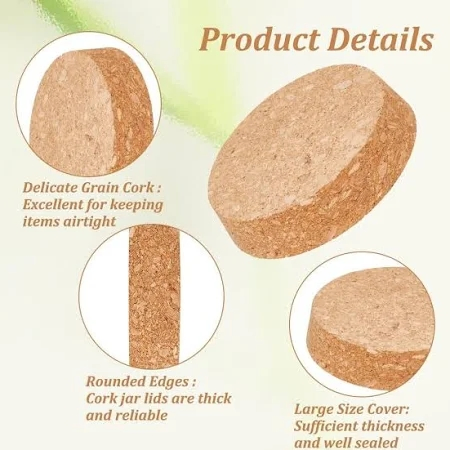 Best Sale Premium Qaulity Glass Containers with Cork Tray and Lids