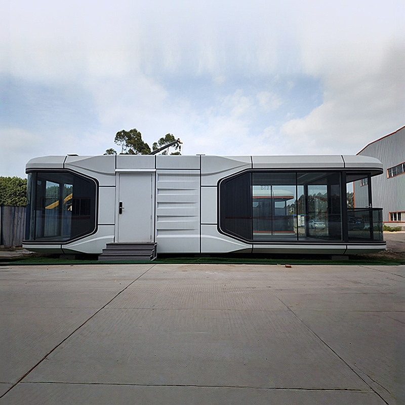 Mobile Capsule Houses Scenic Trendy Container Homestays Offices Hotels Apple Pods Portable Apple Cabins