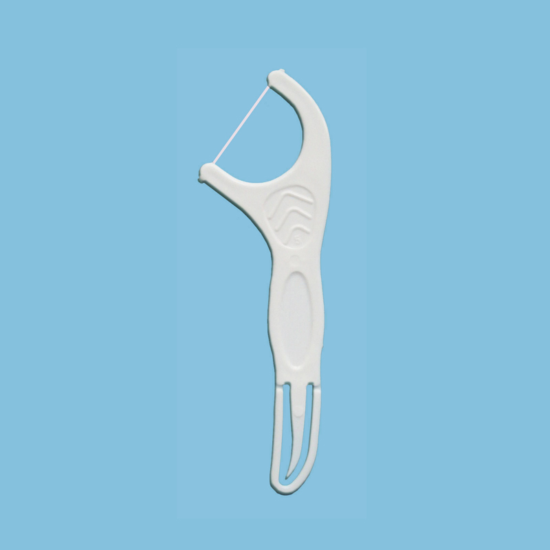 Double Floss Threads Interdental Toothpick Flosser Dental Floss Pick