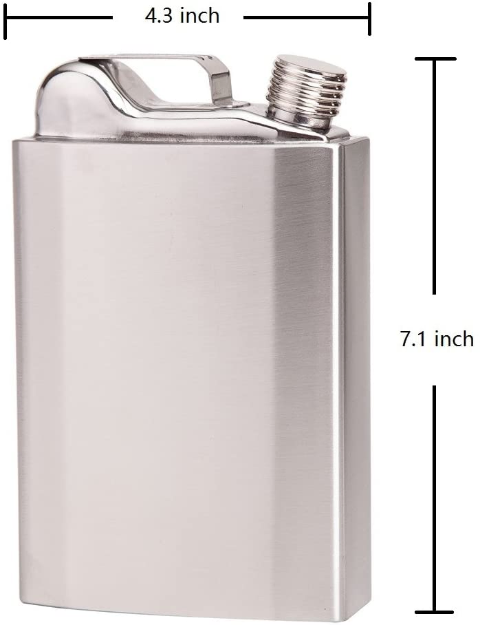 26 Oz Stainless Steel Leak Proof Large Capacity Whiskey Hip Flask for Benchmark George T Stagg with Removable Holster
