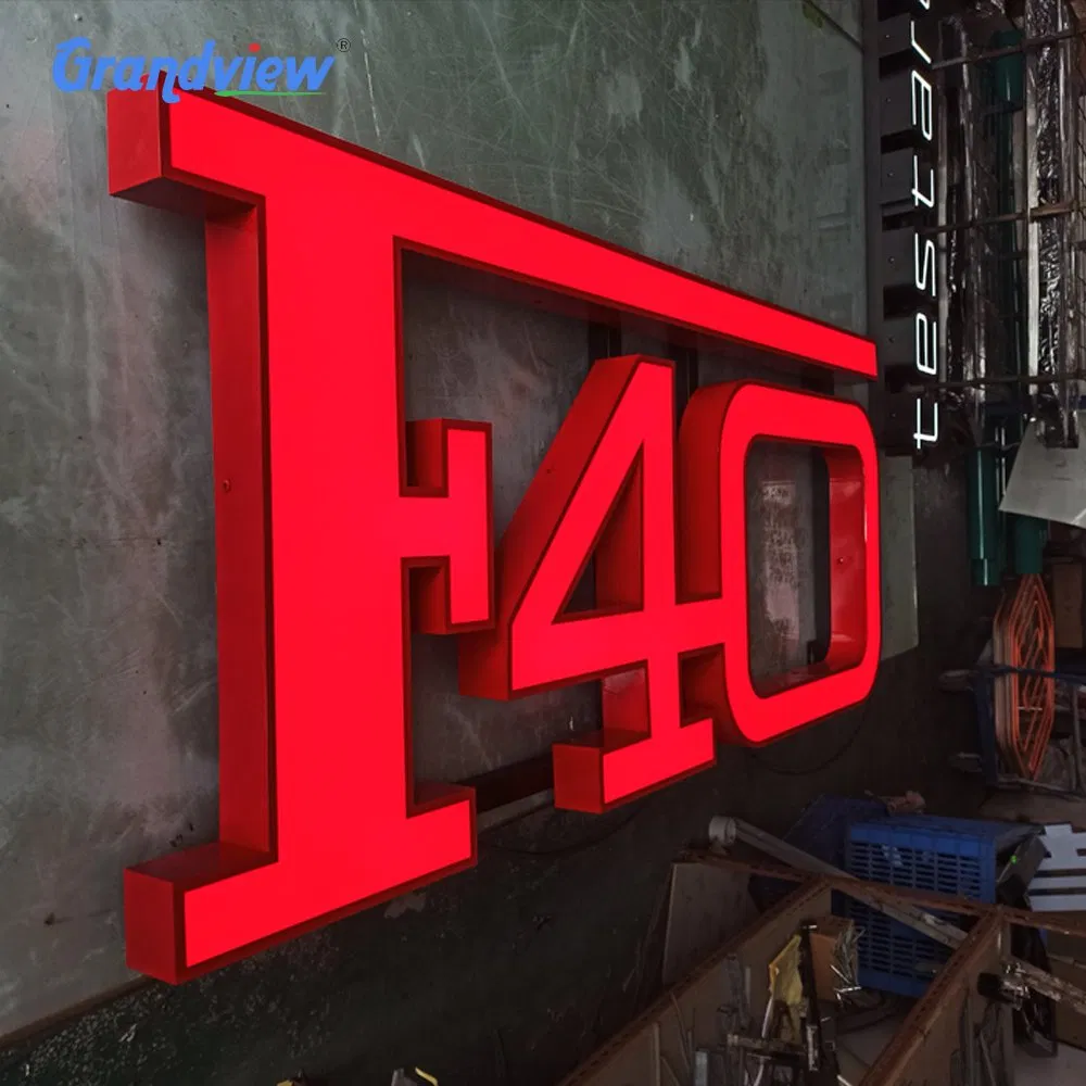 Custom Logo Acrylic Letters 3D Acrylic Letters/LED Reserved Signs for Outdoor Signage Store Office Shop Front