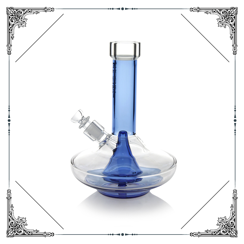 8.2 Inches Massive Showerhead Extra Wide Base Percolator Is Loaded with Slits Glass Smoking Pipe