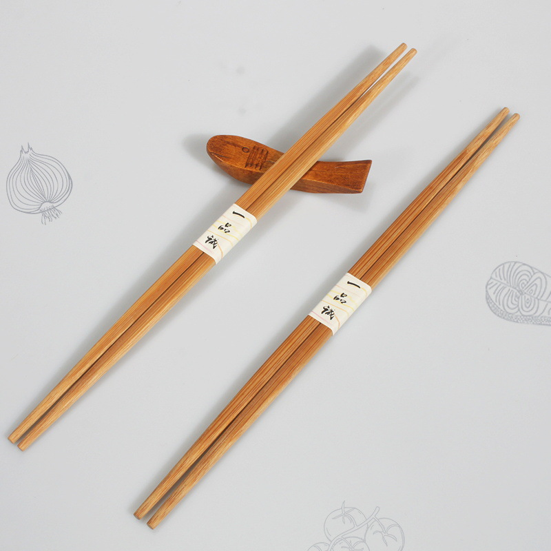 Customized Twins Bamboo Chopsticks for Sushi
