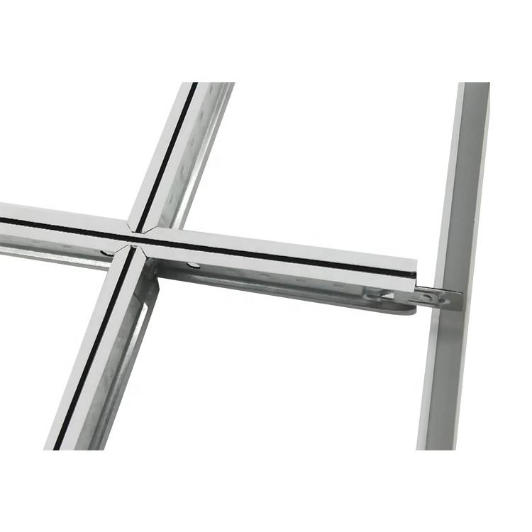 Various Styles White Ceiling T Grid Components T Bar Suspended Ceiling Grid