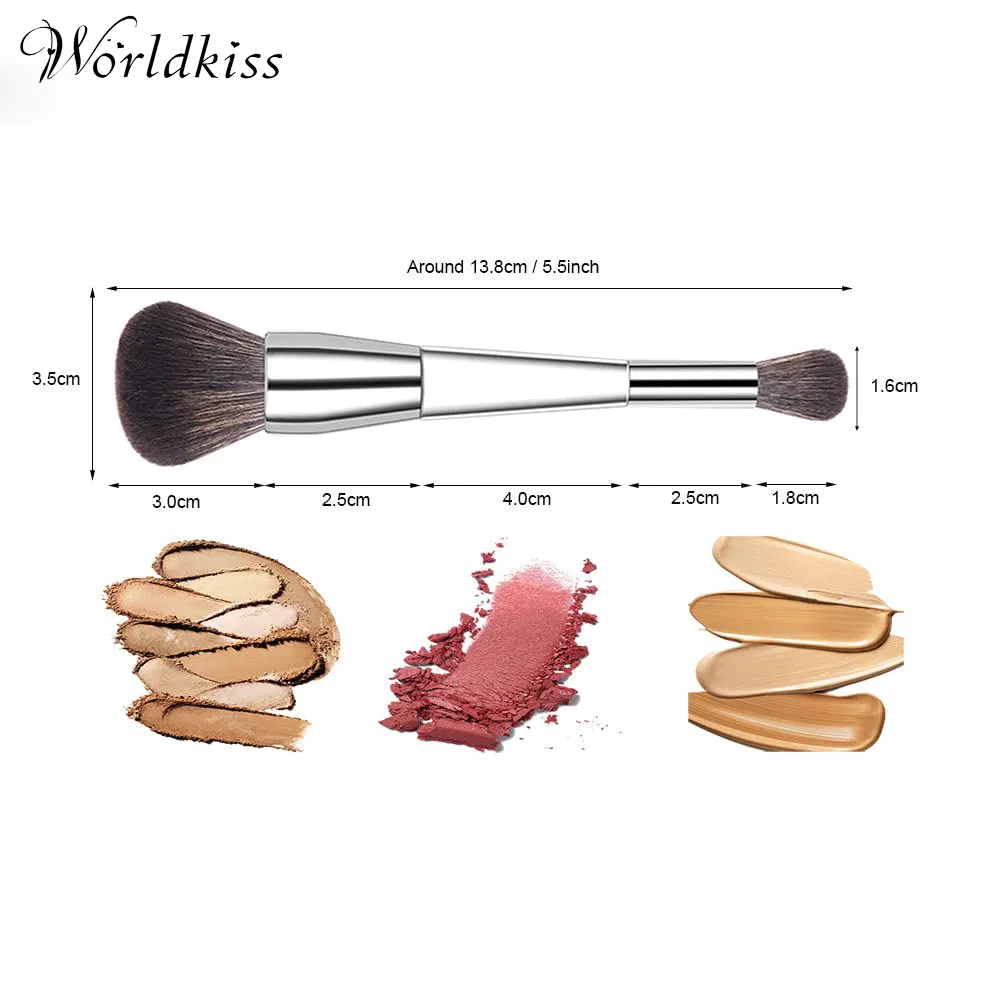 Liquid Foundation Beauty Tool Dual End Handle Face Eye Concealer Makeup Brush