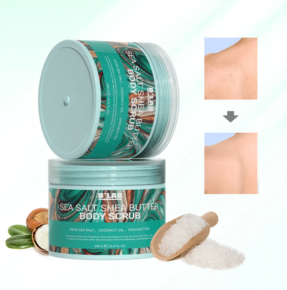 Wholesale Private Label High Quality Exfoliating Body Scrub Organic Sea Salt Scrub