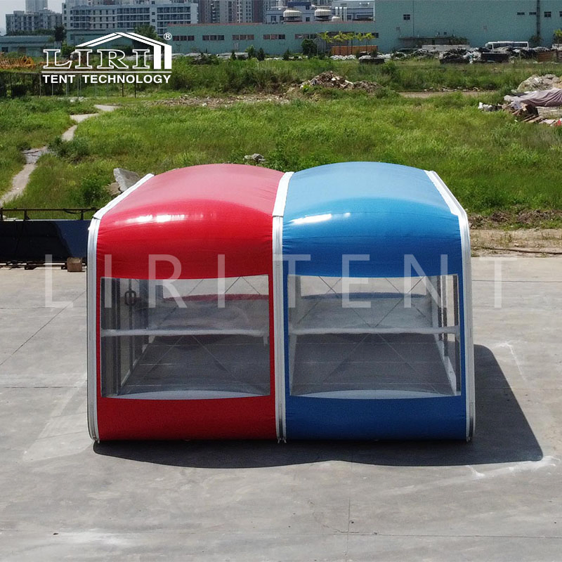 6m Mobile Rectangle Capsule Box Glamping Tent for Indoor Store