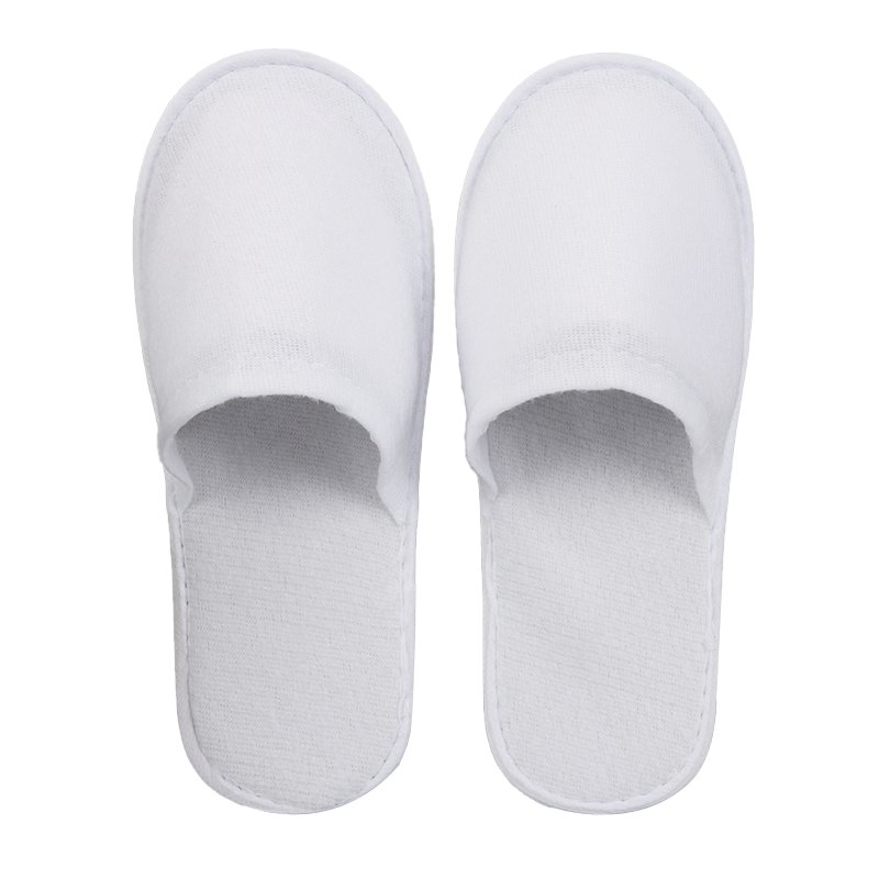 Luxury Hotel White Brushed Plush Slippers Hotel Resort SPA Disposable Slippers