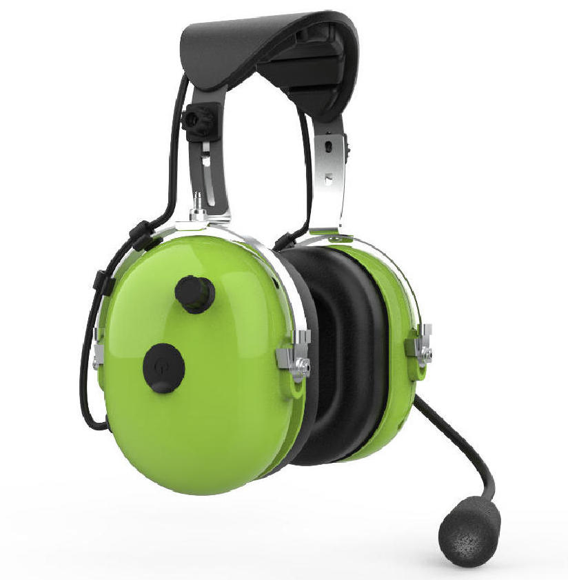 High Noise Cancelling 28dB Snr Full Duplex Wireless Intercom Headset