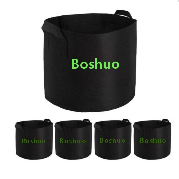 5 6 7 10 15 20 25 30 Gallon Nonwoven Geo Textile Fabric Felt Potato Tomato Peanut Pepper Garlic Yam Vegetable Garden Gt Plant Seedling Grow Bags China Supplier