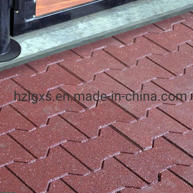Colorful Sidewalk Interlocking Mat Rubber Mould Paver Bone Rubber Flooring Tiles
