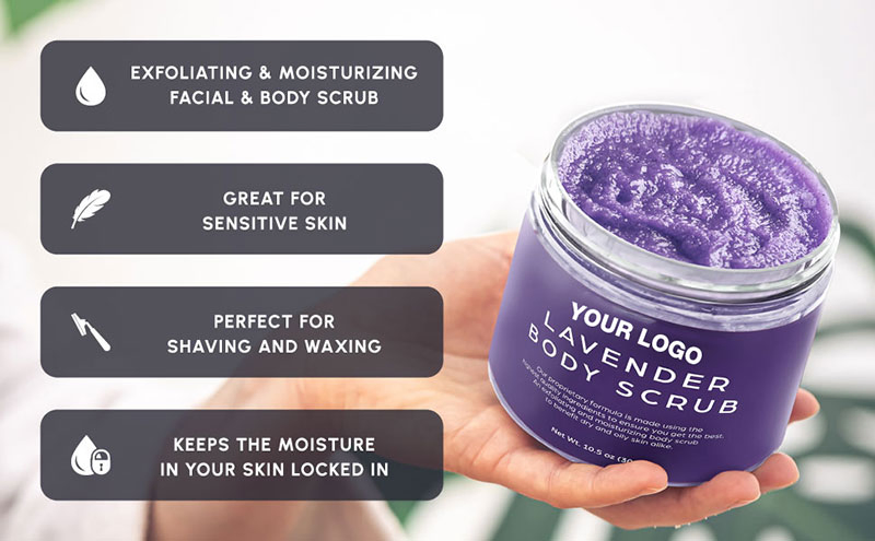 Wholesale Body Wash Facial Exfoliating Scrub Daily Cleaning Moisturizing for Face