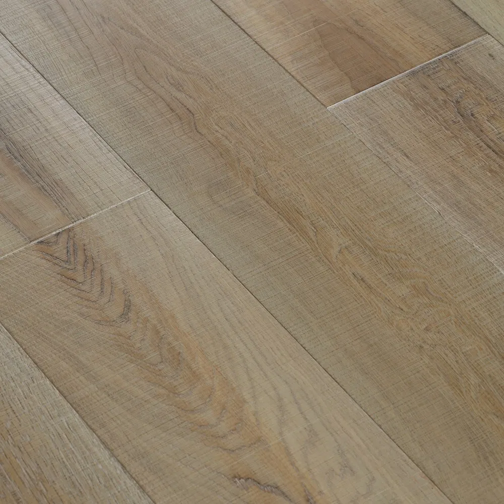 Red Oak Distressed Solid Wood Flooring Mocha