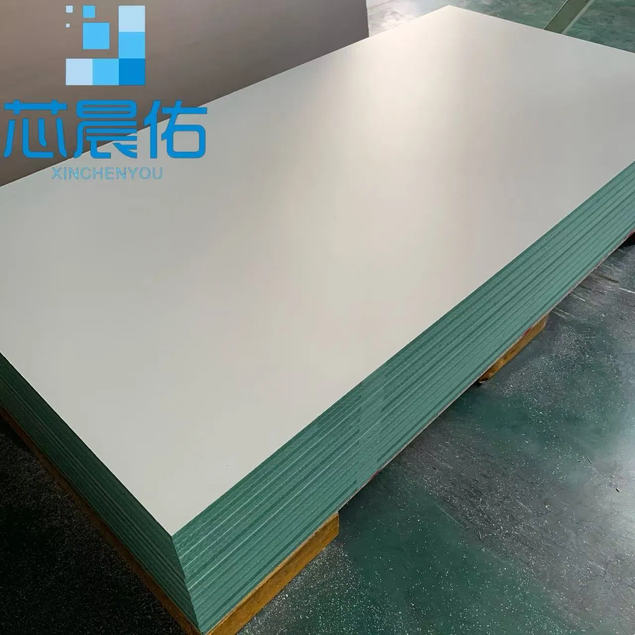 17mm Silver Grey Matt Melamine Moisture Resistant MDF Board