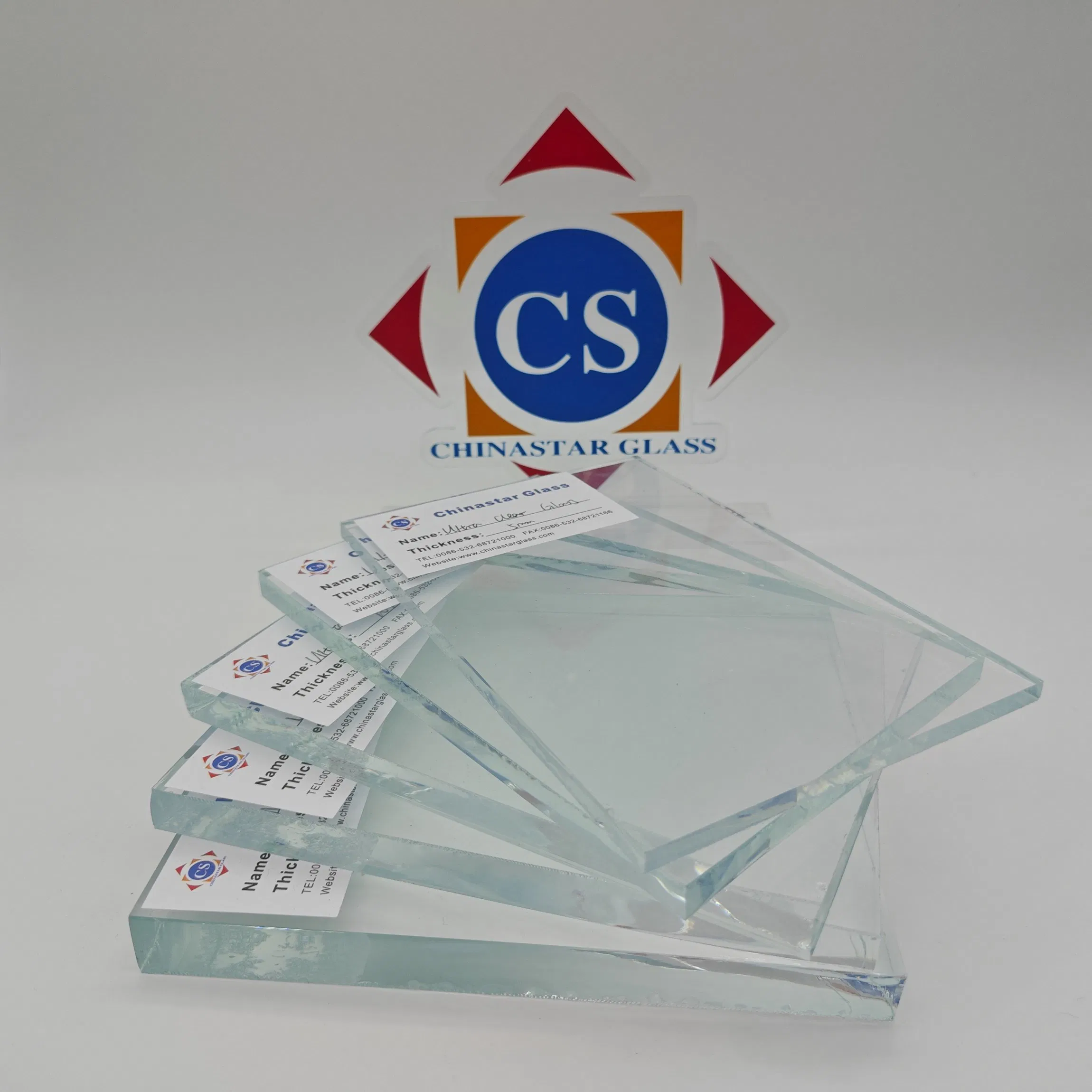Factory Price 3.2mm Low Iron Extra Ultra Clear Float Glass for Building/Decoration