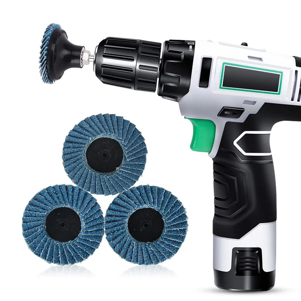 Лепестковый шлифовальный круг из циркониевого корунда, 24 шт