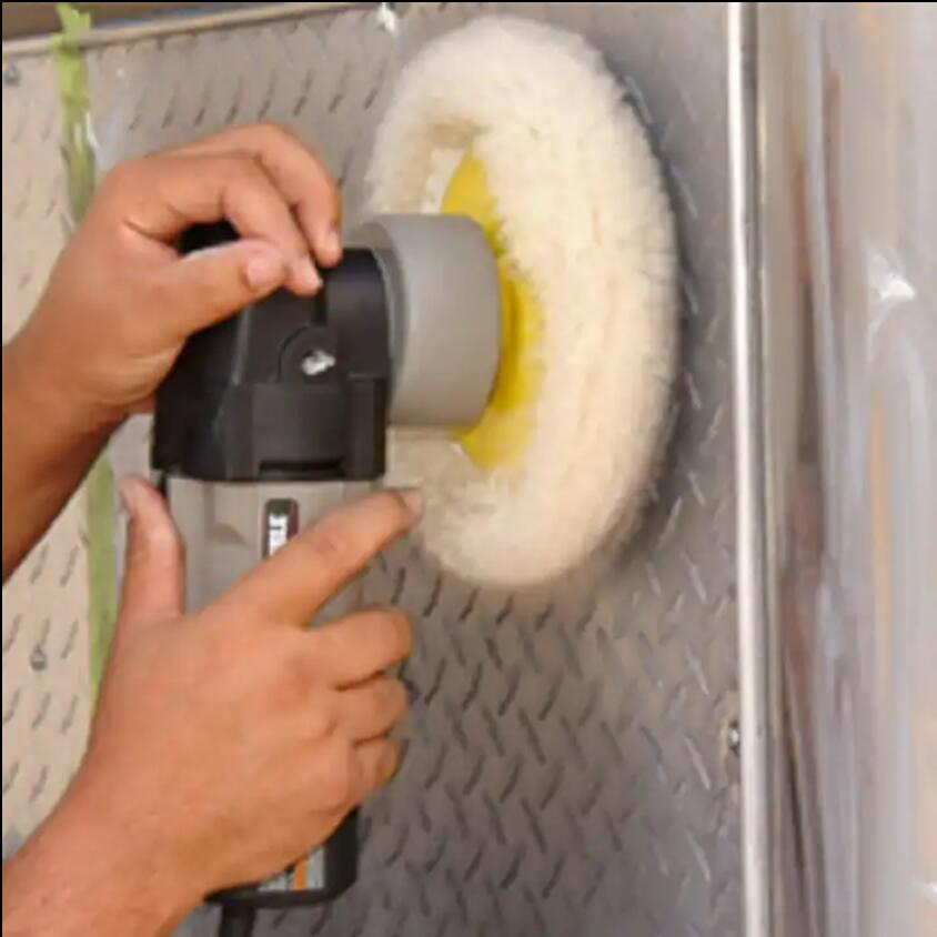 High-Quality 8 Inch Double-Sided Wool Polishing Pad 3m 05701 100% Wool Buffing Pad for Car Care