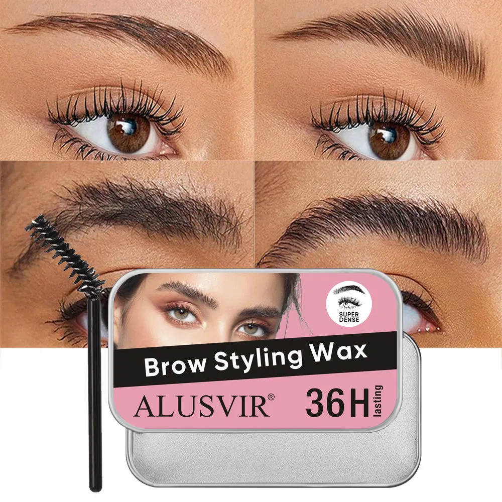 Vegan Waterproof Freeze Glue Eye Brow Eyebrow Strong Hold Styling Soap Wax