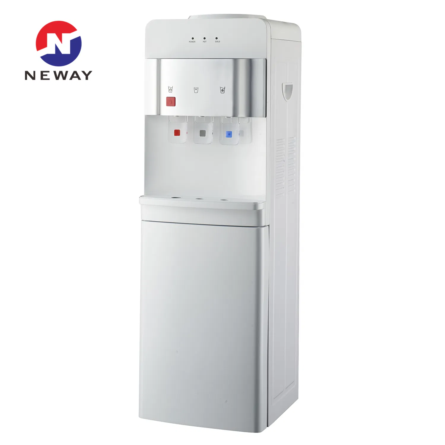 New Design Hot and Cold Water Floor-Standing Water Cooler with Three Button Taps