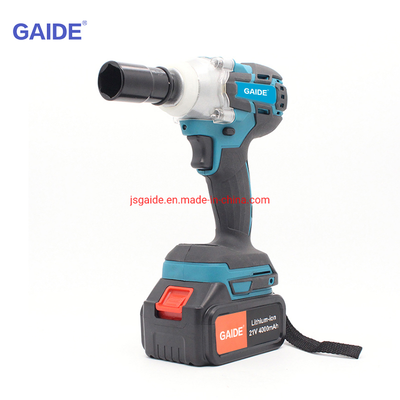 Gaide 21V Electric Li-Lon Impact Wrench Half Inch Cordless High Torque