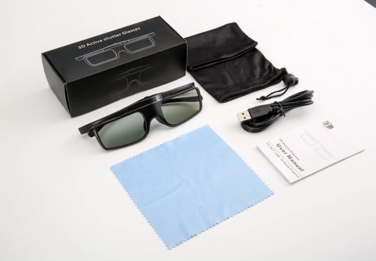 Factory Wholesale Active Shutter DLP 3D Glasses for Projector