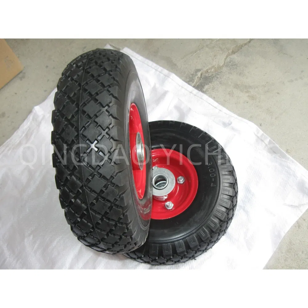 10 Inch Pneumatic Tires for Wheelbarrow Hand Truck & 3.00-4 Garden Carts Air-Filled Replacement Wheels