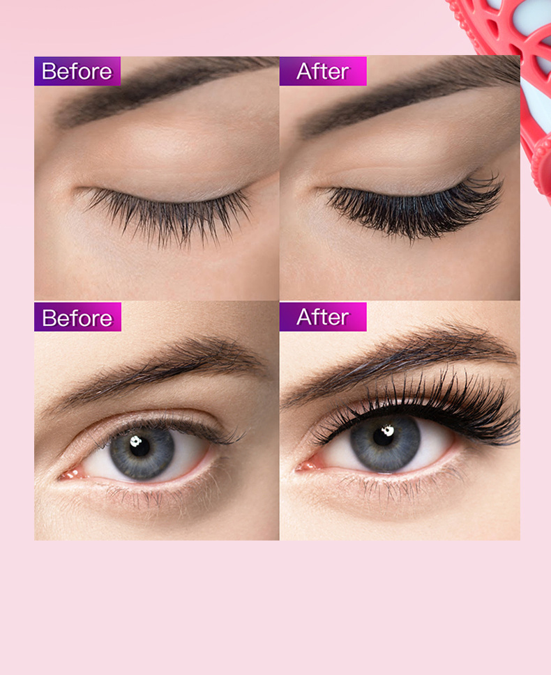 Ultimate Long-Lasting Curly Mascara - Water-Resistant Fiber Formula