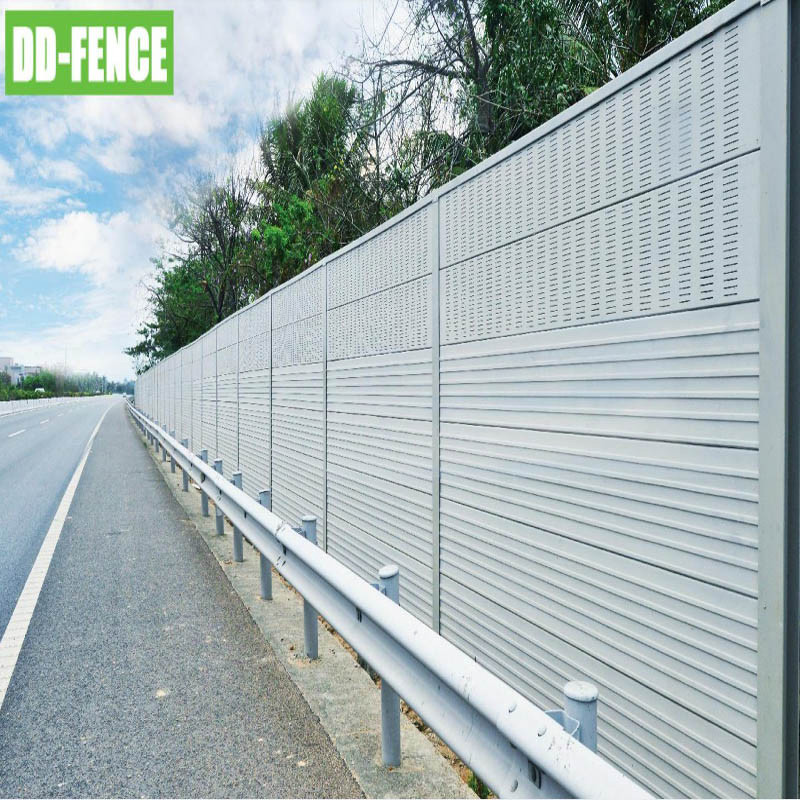Portable Noise Reduction Acoustic Sound Barrier Construction Site Noise Barrier Highway Precast Concrete Noise Barrier Fence