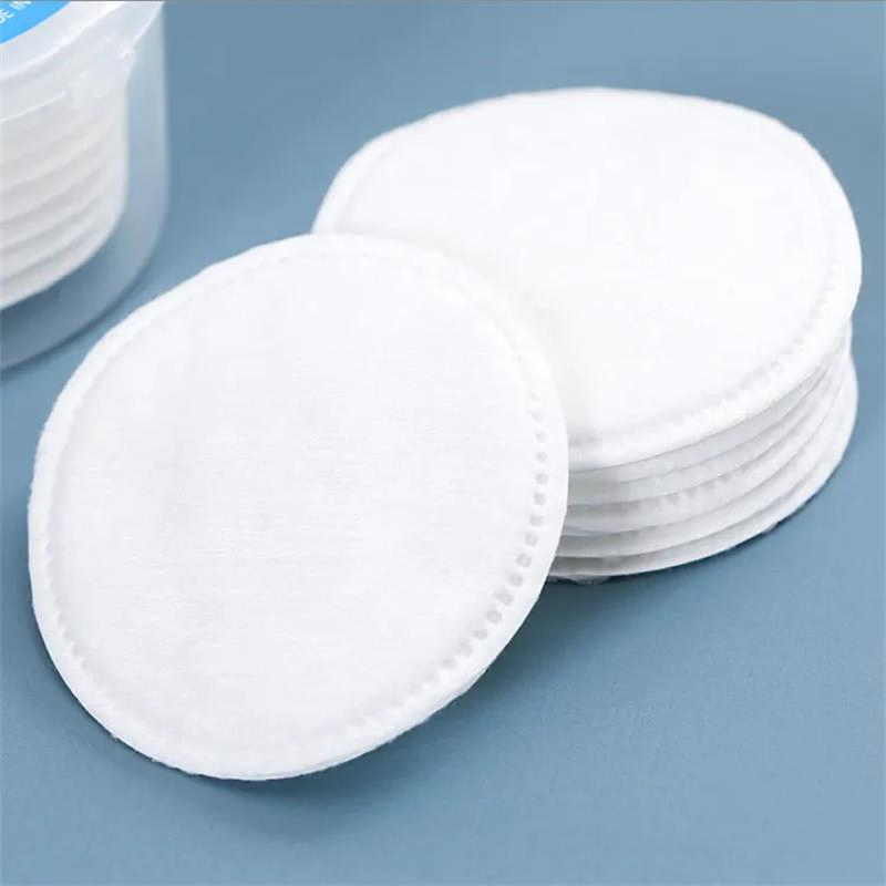 Wholesale Disposable 100% Pure Cotton Cosmetic Cotton Pads Round Makeup Remover Pads for Face