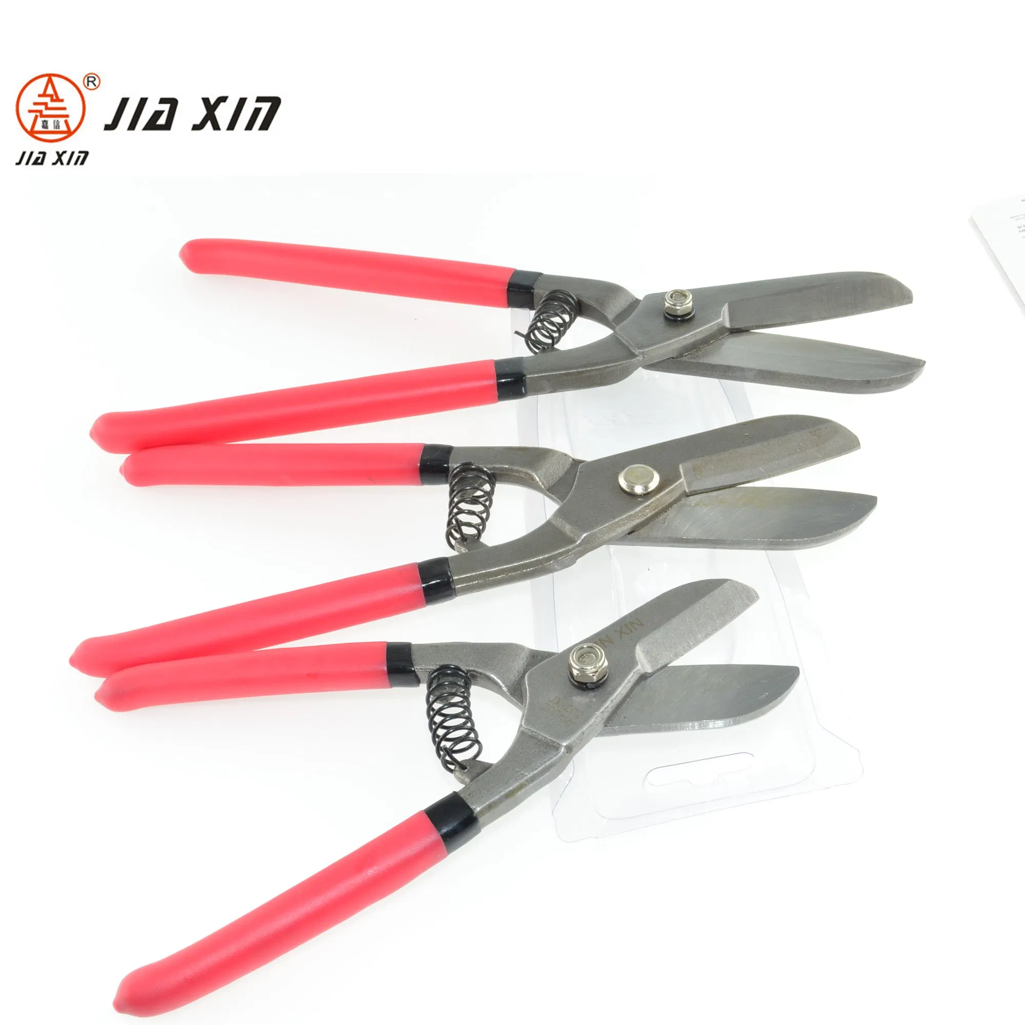 German Type Tinman's Snip with Dipped Handle High Quality