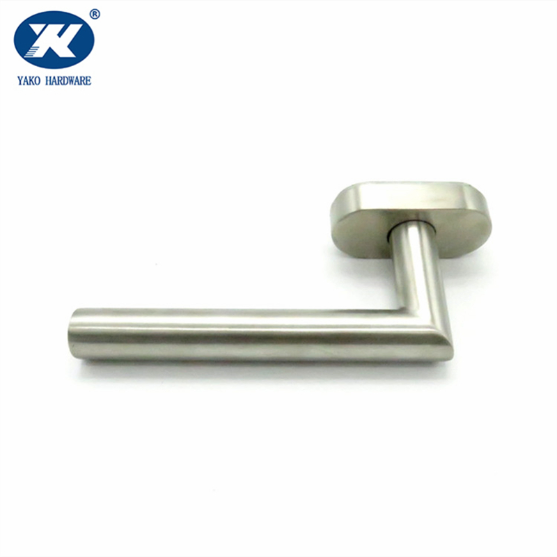 Factory Stainless Steel Doors Tubular Window Handle with Zinc Alloy Base and Brass Head