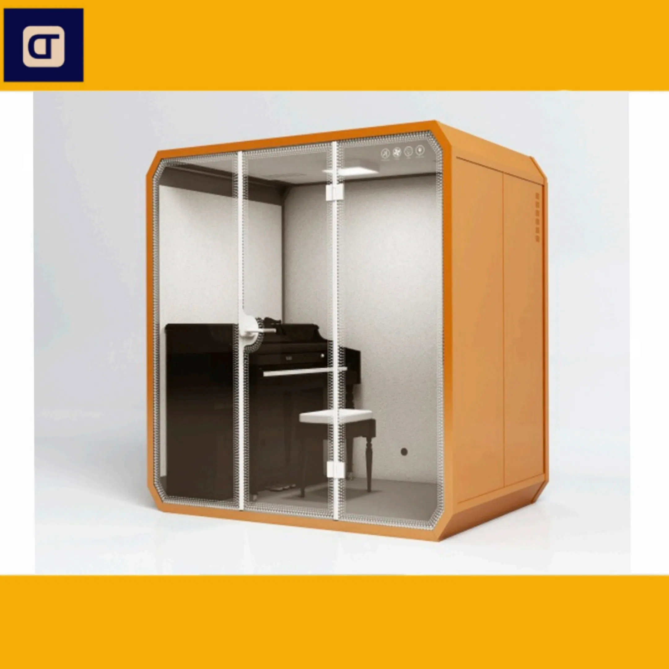 Office Meeting Pod Soundproof Booth Private Meeting Cabin Sound Insulate Office Phone Booth Portable Silence Soundproof Booth Office Cabin Indoor Office Pod