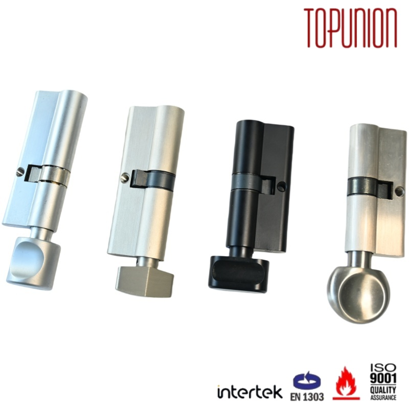 Multi Color Single Euro Cylinders Various Thumb Turn Styles Solid Brass Security