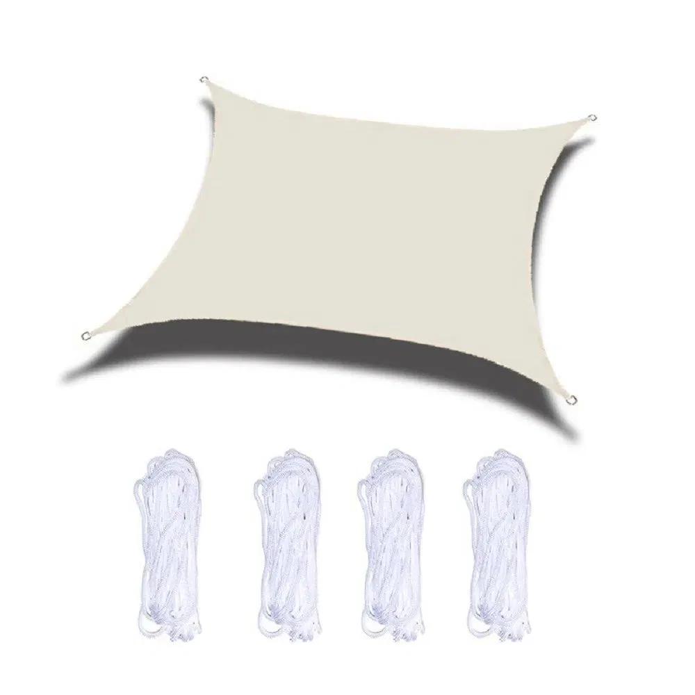 Square Awnings Sunshade Canopy Waterproof Sail Shade Polyester Oxford Fabric Bl17917