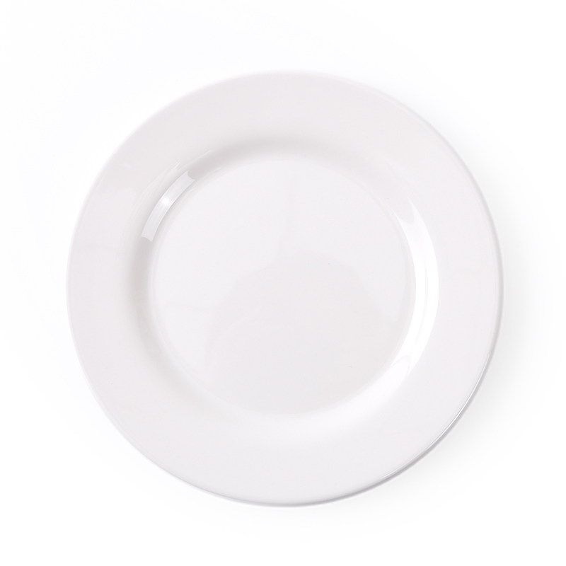 Large Food Grade Melamine Plate with Restaurant Round 14-Inch Plate Hot-Selling