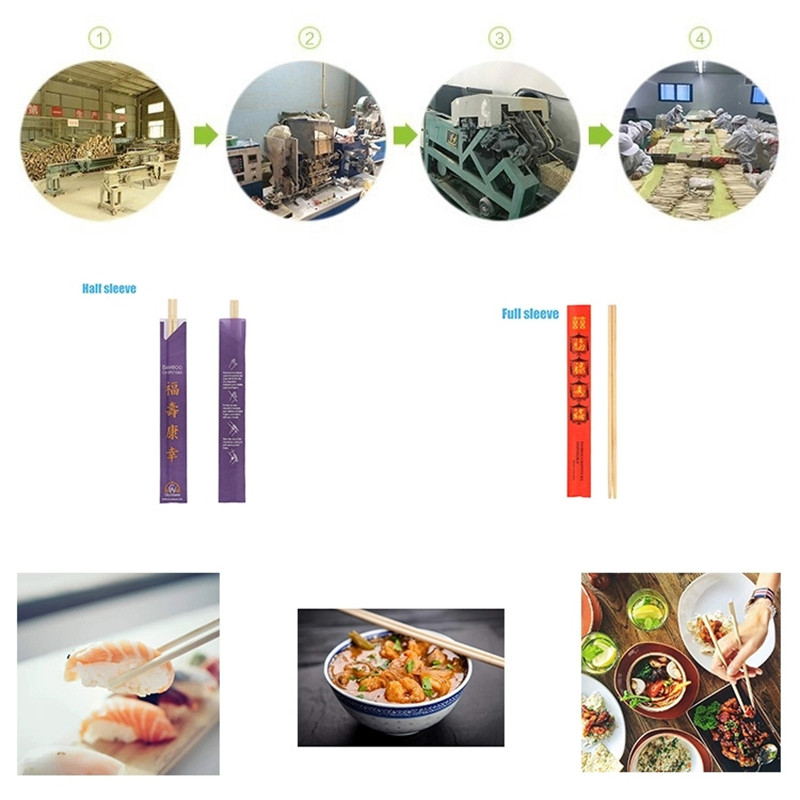 Custom Printed Disposable Set Sushi Chopsticks Bamboo Personalized Chopsticks with Logo
