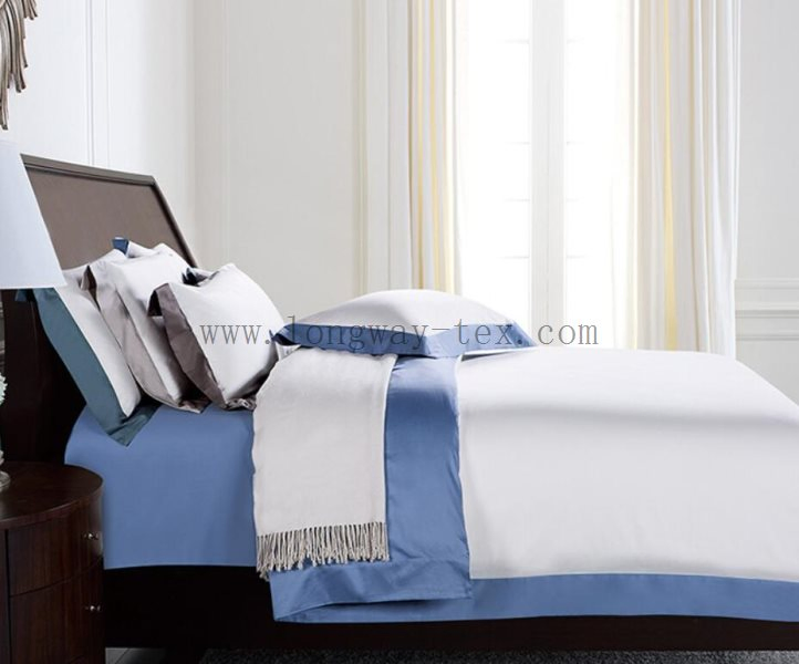 4-PC Hotel King Size 60s Combed Cotton Linen Set