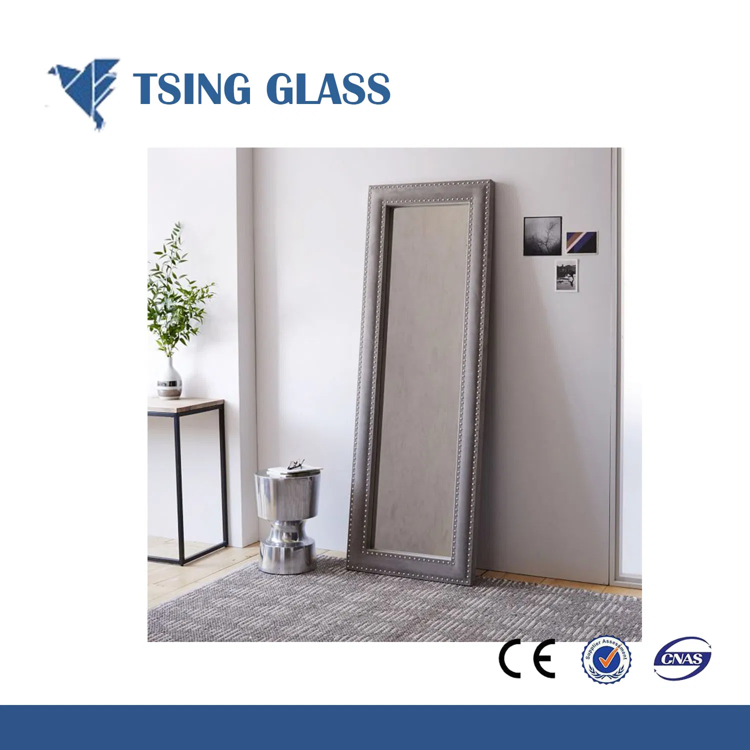 3-6mm Silver Mirror Antique Mirror for Decoration/Window/Wall