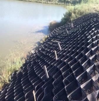 HDPE Geoweb Gravel Grid Geocell 75mm 100mm 150mm 200mm 250mm High Factory Price