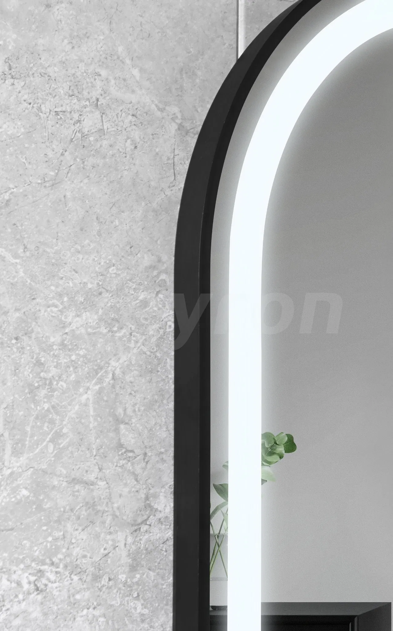 Floor Mirror Home Full-Length Height Adjustable Standing LED Mirror Lamp Net Celebrity Bedroom Bathroom Changing Wall Decor Dressing Furniture Framed Mirror