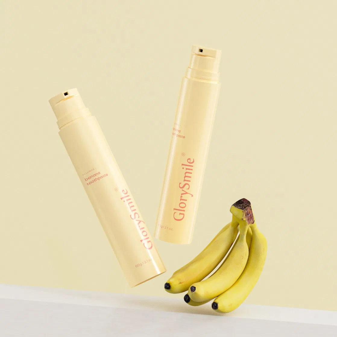 Glorysmile 60g Fruit Flavoured Toothpaste Remove Bad Breath Banana Toothpaste for Smoker