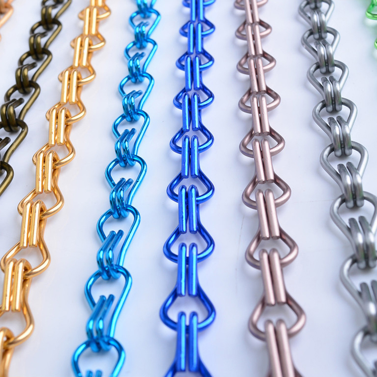 Customized High Strength Aluminum Metal Mesh Curtain Chain Drapery Fabric