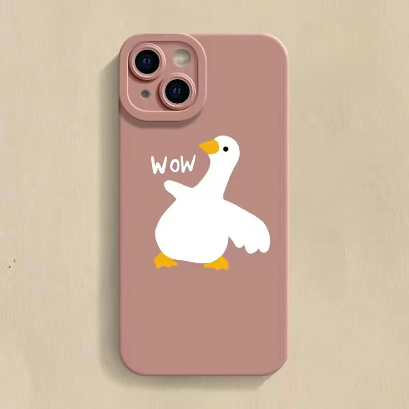 Чехол для iPhone прозрачный белый, мягкий TPU