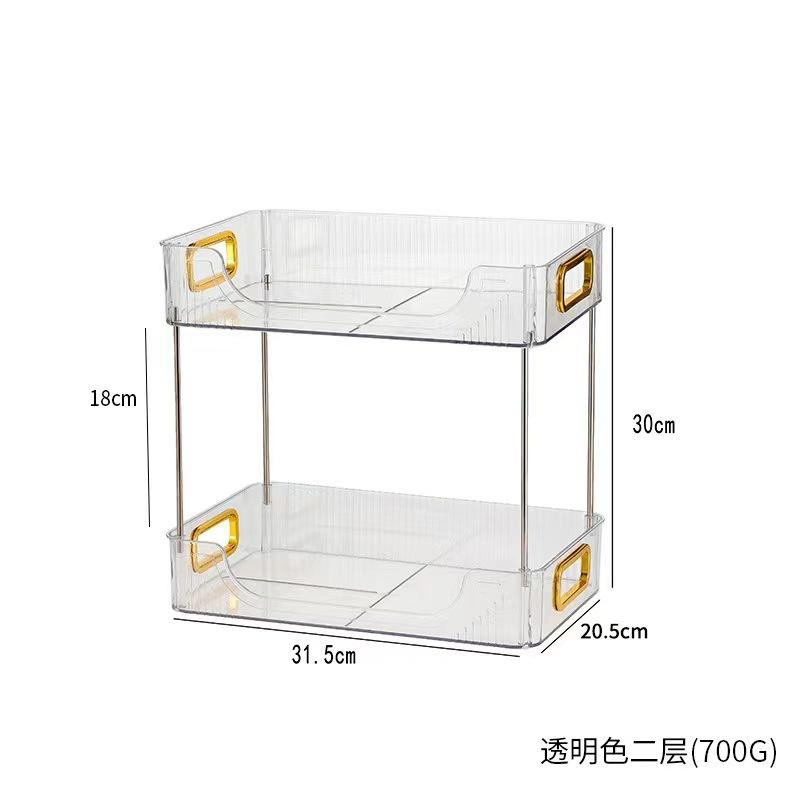 Прозрачный органайзер для косметики, складной и многофункциональный
