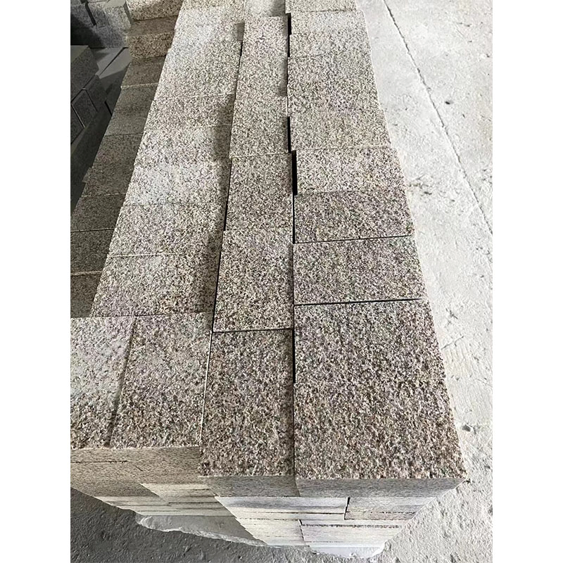 Light Grey/Dark Grey/Yellow G603/G654/G682 Natural Slate Marble Granite Cobbles/Pebbles Tumbled&Split Paving Stone for Garden Decoration Building Material Price