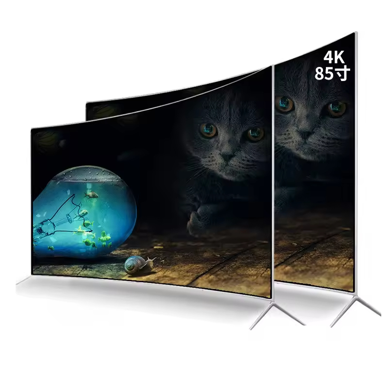 85-дюймовый изогнутый безрамочный Smart TV 4K