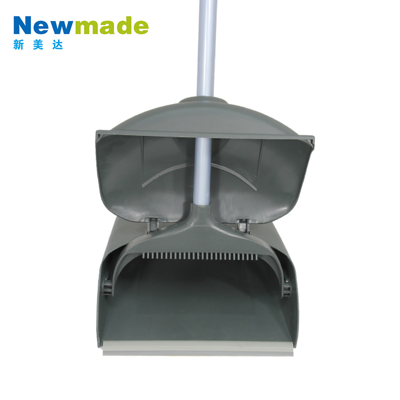 Dustpan Set Durable Plastic Broom Dustpan with Cover and Broom Set